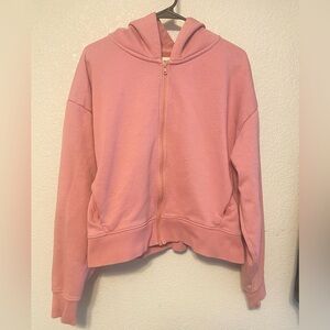 Pact Pink Zip-Up Hoodie XL